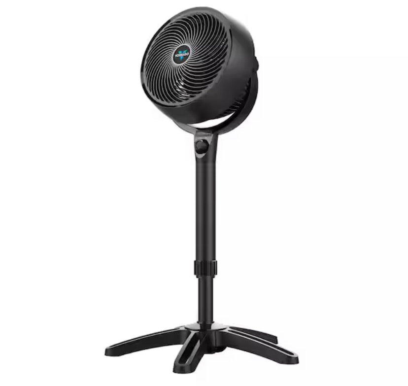 A a683 Pedestal Whole Room Air Circulator Fan, 32 in.-38 in. Adjustable Height