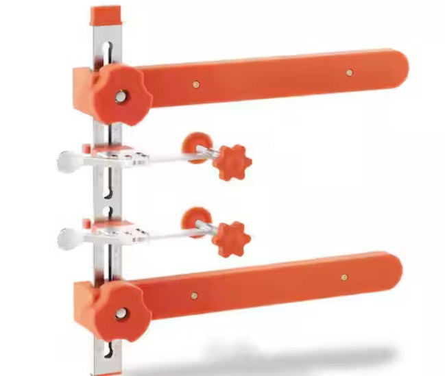Precision Cabinet Drawer Jig Tool with Laser-Engraved Double Scale Markings for Securing Cabinet Slides