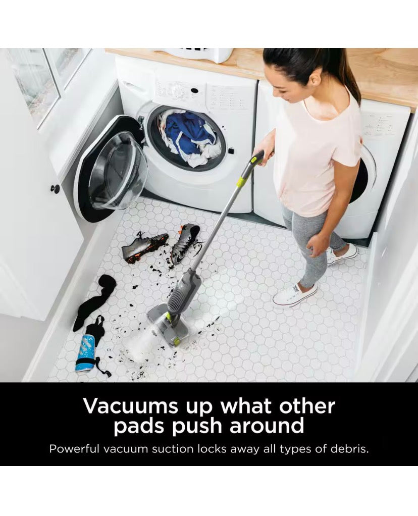 VACMOP Pro Cordless Hard Floor Combo Vacuum & Spray Mop for Tile, Laminate & Wood Surfaces with No-Touch Disposable Pad