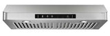 30 in. 900CFM Ducted Under Cabinet Range Hood in Stainless Steel with 3-Way Venting Removable LEDS and Gesture Control