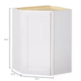 Avondale Shaker Alpine White Ready to Assemble Plywood 24 in Wall Corner Kitchen Cabinet (24 in W x 30 in H x 24 in D)