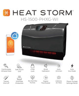 Phoenix Wi-Fi Infrared Wall Unit 1,500-Watt Wi-Fi Smart Heater in Gray