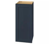 Avondale 15 in. W x 12 in. D x 36 in. H Ready to Assemble Plywood Shaker Wall Kitchen Cabinet in Ink Blue