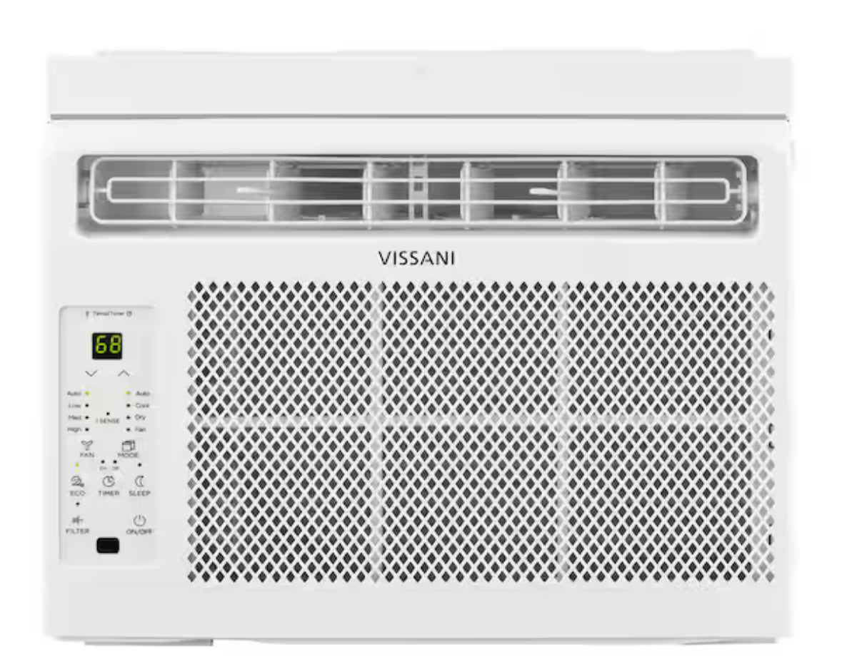 6,000 BTU 115-Volt Window Air Conditioner for 250 sq. ft. Rooms with Remote in White