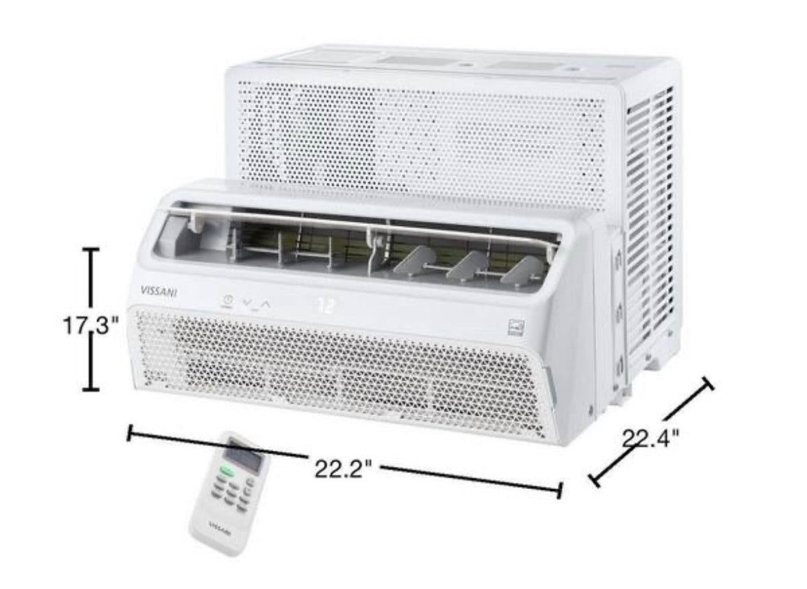 12,000 (DOE) BTU 115-Volt Window Air Conditioner for 550 sq. ft. Rooms with Remote in White