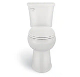 Power Flush 12 in. Rough In 2-Piece 1.28 GPF Single Flush Round Toilet in White, Seat Included