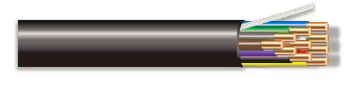 500 ft. 18/10 Black Solid Copper Sprinkler Wire