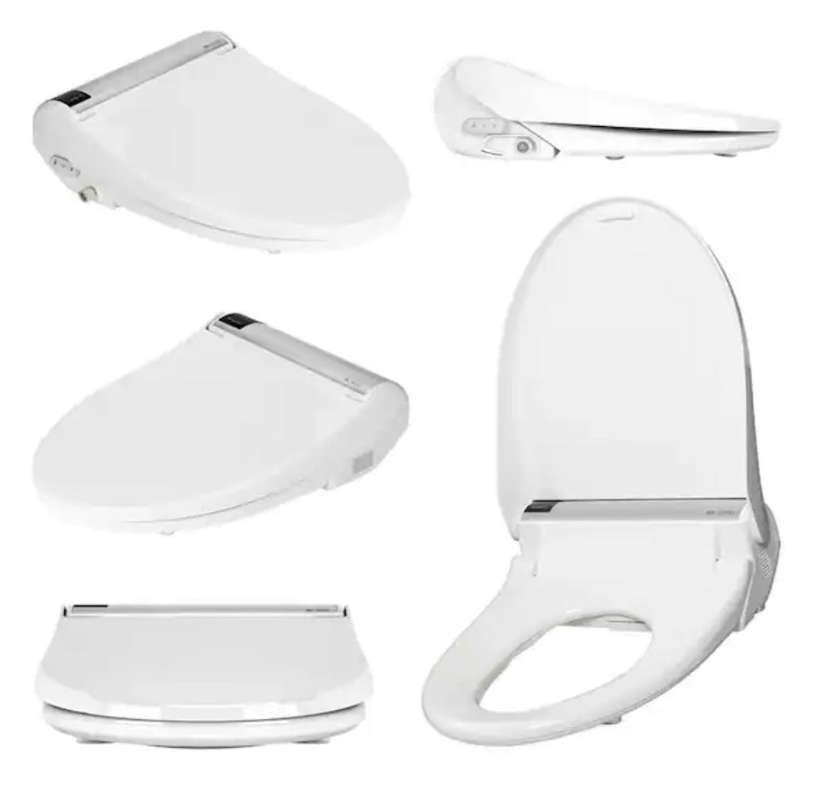 Bliss BB-2000 Electric Bidet Seat for Elongated Toilets in White