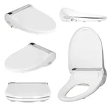Bliss BB-2000 Electric Bidet Seat for Elongated Toilets in White
