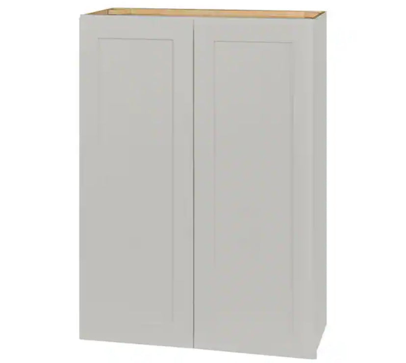 Avondale 36 in. W x 24 in. D x 34.5 in. H Ready to Assemble Plywood Shaker Sink Base Kitchen Cabinet in Ink Blue