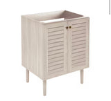 Bron 24 in. Freestanding Bathroom Vanity Cabinet without Top in White Oak