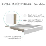 Voltaire 48 in. x 32 in. Acrylic White, Single-Threshold, Center Drain, Shower Base