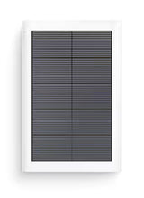 Small Solar Panel For Security Cameras, 360Â° Rotation and 180Â° Tilt, USB-C To Barrel Plug Adapter