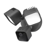 Wired Floodlight Camera - Smart Security Camera, 2600-Lumens, HD Works with Alexa - 1 Camera (Black)
