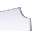 Brass 22 in. W x 36 in. H Rectangle Wall Mirror