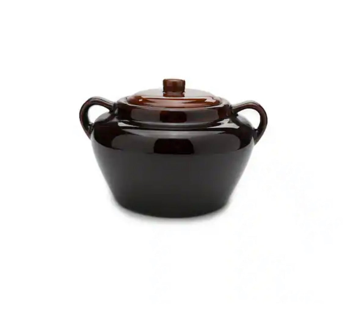 Stoneware Bean Pot