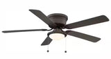Hugger 56 in. LED Espresso Bronze Ceiling Fan
