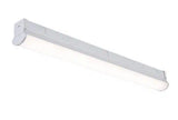 2 ft LED Garage Workshop Ceiling Strip Light Fixture Shop Light Hardwire 1800 Lumens 4000K Bright White