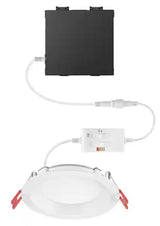 4 in. LED Inteagrated Baffle Recessed Kit - Elite
