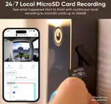 Wired Video Doorbell v2, 2K HD Video with Head-to-Toe view, 2-way Audio, Night Vision, Voice Assistants