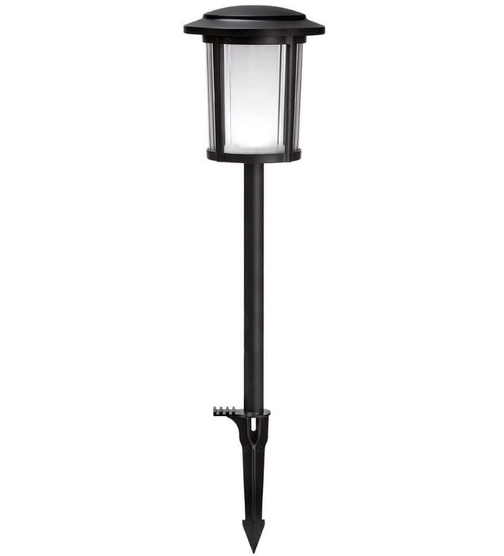 Dothan Low Voltage Matte Black LED Outdoor Landscape Path Light
