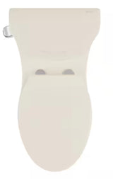 Sublime 1-piece 1.28 GPF Left Side Single Flush Handle Elongated Toilet in Bisque with Seat Included