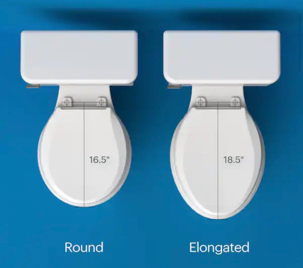 LumaWarm Heated Nightlight Elongated Closed Front Toilet Seat in White