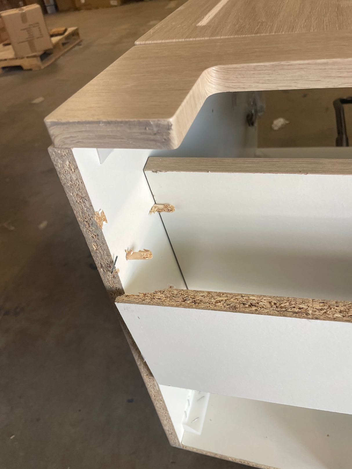 Oakley 31 in. Single Sink Beige Oak Freestanding Bath Vanity with White Cultured Marble Top (Assembled)