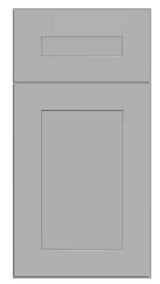 24 in. W x 21 in. D x 34.5 in. H Ready to Assemble Plywood Shaker Base Bath Cabinet in Dove Gray