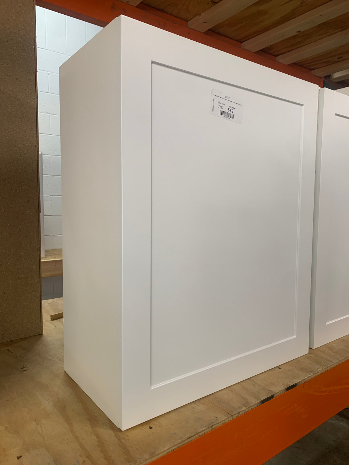 Cambridge Shaker Assembled 24x30x12 in. Wall Cabinet with 1 Soft Close Door in White