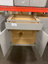 Westfield Dusk Gray Shaker Stock Assembled Base Kitchen Cabinet (30 in. W x 24 in. D)