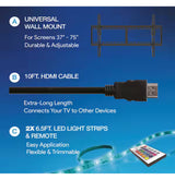 Aura LED 65 in. TV Mount Combo 18-PC PDQ