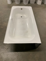 Aloha 60 in. Right Drain Rectangular Alcove Soaking Bathtub in White