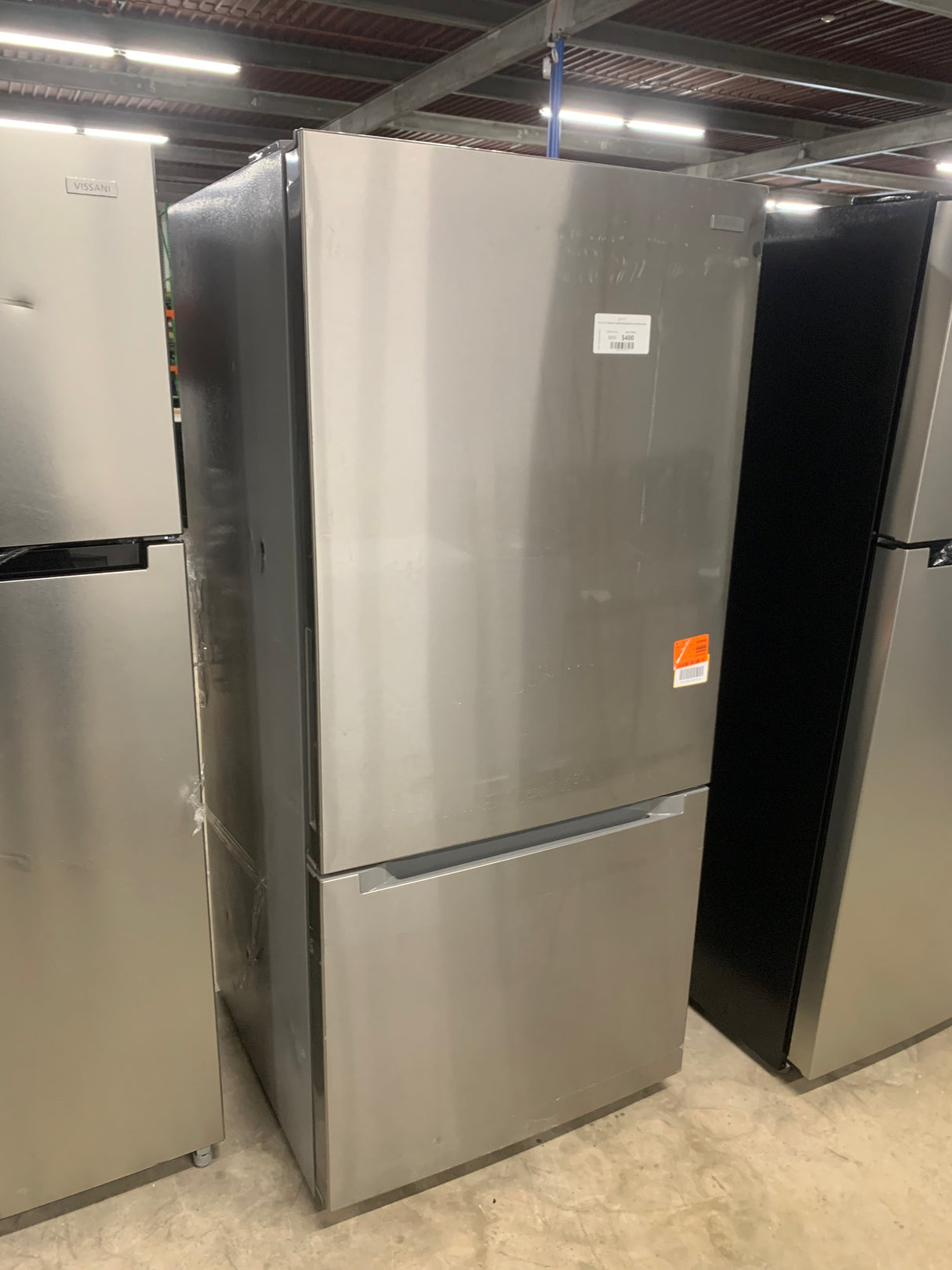 18.7 cu. ft. Bottom Freezer Refrigerator in Stainless Steel