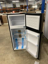 4.5 cu. ft. 2-Door Mini Refrigerator in Platinum Steel with Freezer