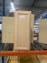 15 in. W x 12 in. D x 36 in. H Assembled Wall Kitchen Cabinet in Unfinished with Recessed Panel