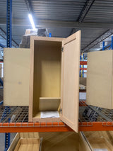 15 in. W x 12 in. D x 36 in. H Assembled Wall Kitchen Cabinet in Unfinished with Recessed Panel
