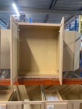 30 in. W x 12 in. D x 36 in. H Assembled Wall Kitchen Cabinet in Unfinished with Recessed Panel
