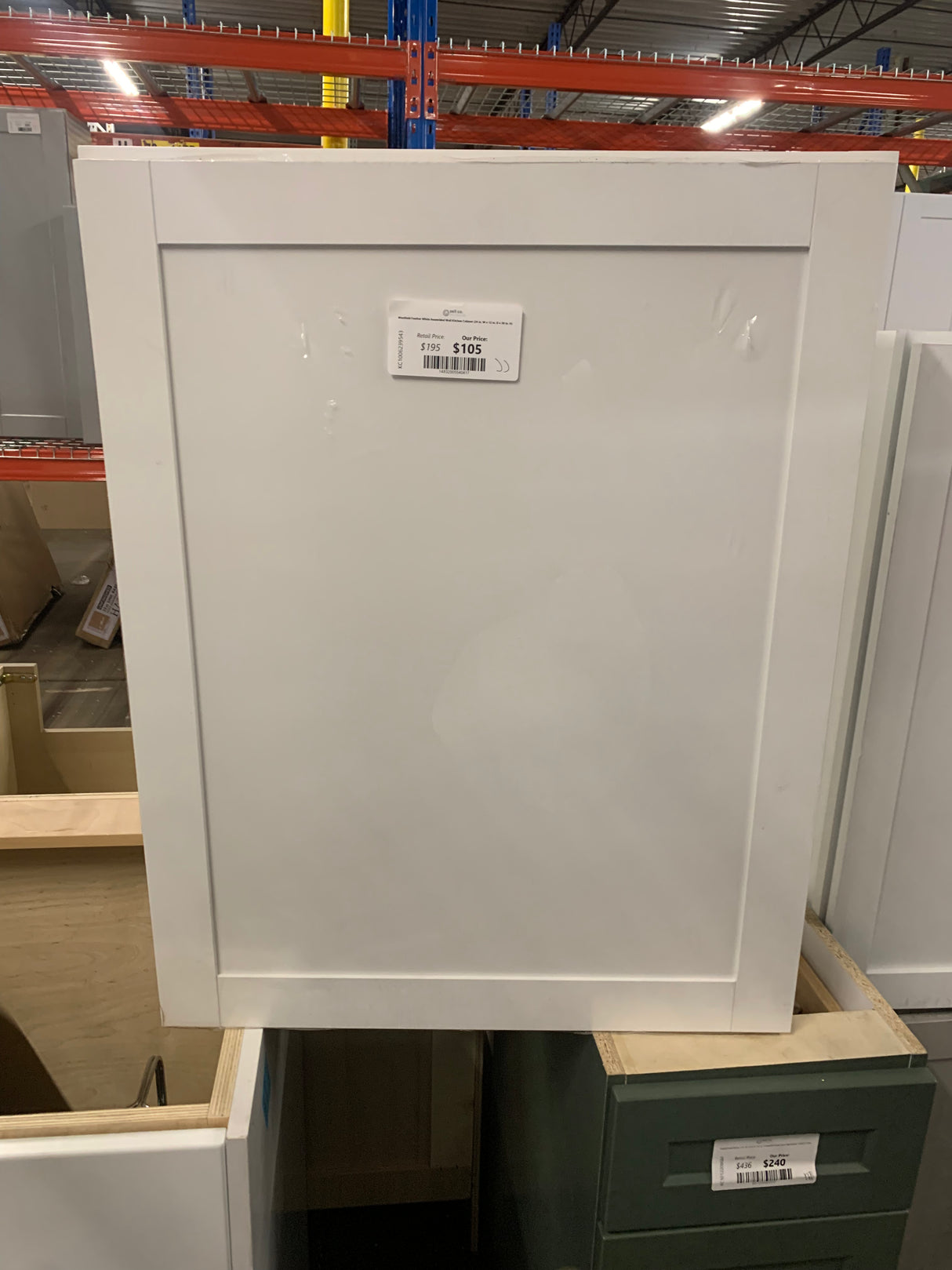 Westfield Feather White Assembled Wall Kitchen Cabinet (24 in. W x 12 in. D x 30 in. H)