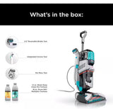 Corded Carpet Expert with Stain striker pet deep carpet cleaner, built-in spot stain cleaner, shampooer (Missing Attachments/Used)