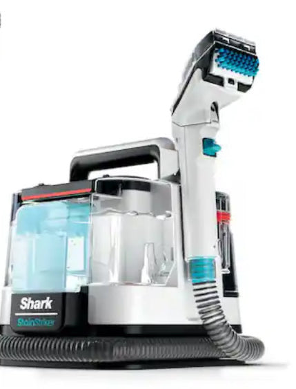 StainStriker Portable Corded Upholstery, Car, Rug and Carpet Cleaner with Spot and Pet Odor Remover in White (Missing Attachments /Used)