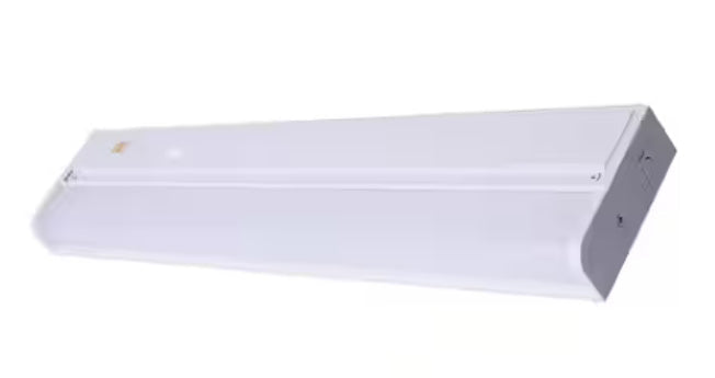 18 in. Hardwired White Integrated LED 5 CCT Linkable Under Cabinet Light