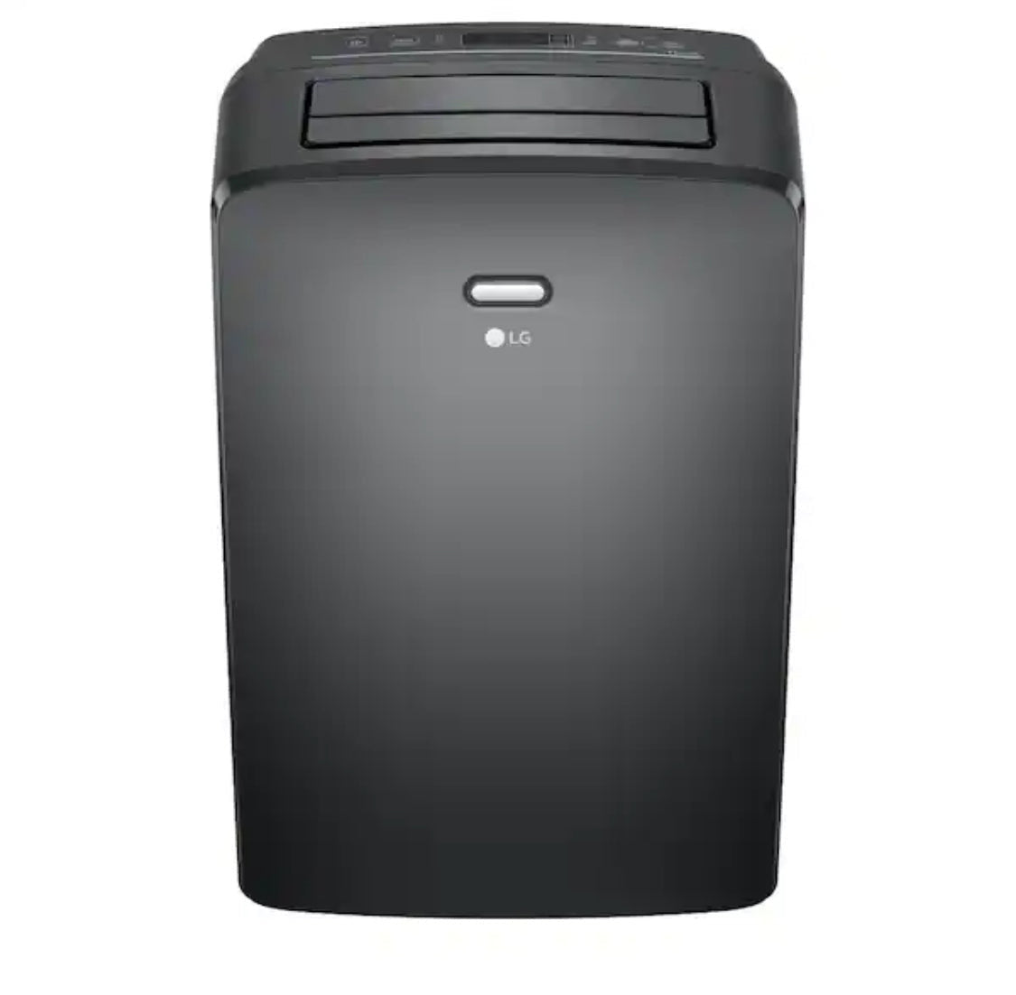 8,000 BTU (12,000 BTU ASHRAE) 115-Volt Portable Air Conditioner Cools 350 Sq. Ft. with Dehumidifier and Wi-Fi in Gray