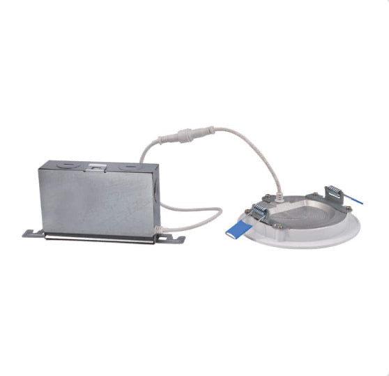 HLBSL 4 in. Adjustable CCT Canless IC Rated Dimmable Indoor, Outdoor Integrated LED Recessed Light Kit