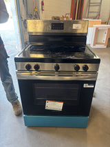 30 in. 5 Burner Element Freestanding Electric Range in Stainless Steel with Dual Expandable Element and Quick Boil