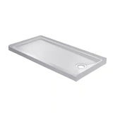 60 in. x 32 in. Single Threshold Right Drain Shower Base in White