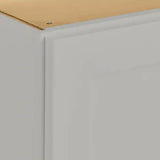 Avondale Shaker Dove Gray Ready to Assemble Plywood 36 in Wall Cabinet (36 in W x 36 in H x 12 in D)