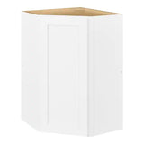 Avondale Shaker Alpine White Quick Assemble Plywood 24 in Corner Wall Kitchen Cabinet (24 in W x 36 in H x 24 in D)