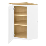 Avondale Shaker Alpine White Quick Assemble Plywood 24 in Corner Wall Kitchen Cabinet (24 in W x 36 in H x 24 in D)