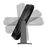 20 in. 3 Speeds Floor Fan in Black with 90 Degrees Tilt Adjustment, Built-In Carry Handle, Wall Mountable